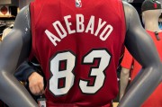 世界杯手机高清观看平台-热火推出特制版83号阿德巴约球衣|NBA|巴姆-阿德巴约|巴姆·阿德巴约|迈阿密热火队|nba_新浪体育_新浪新闻